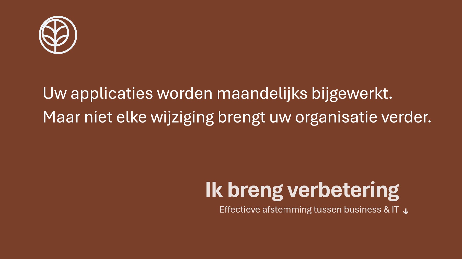 Post #5 | Effectieve afstemming tussen business & IT