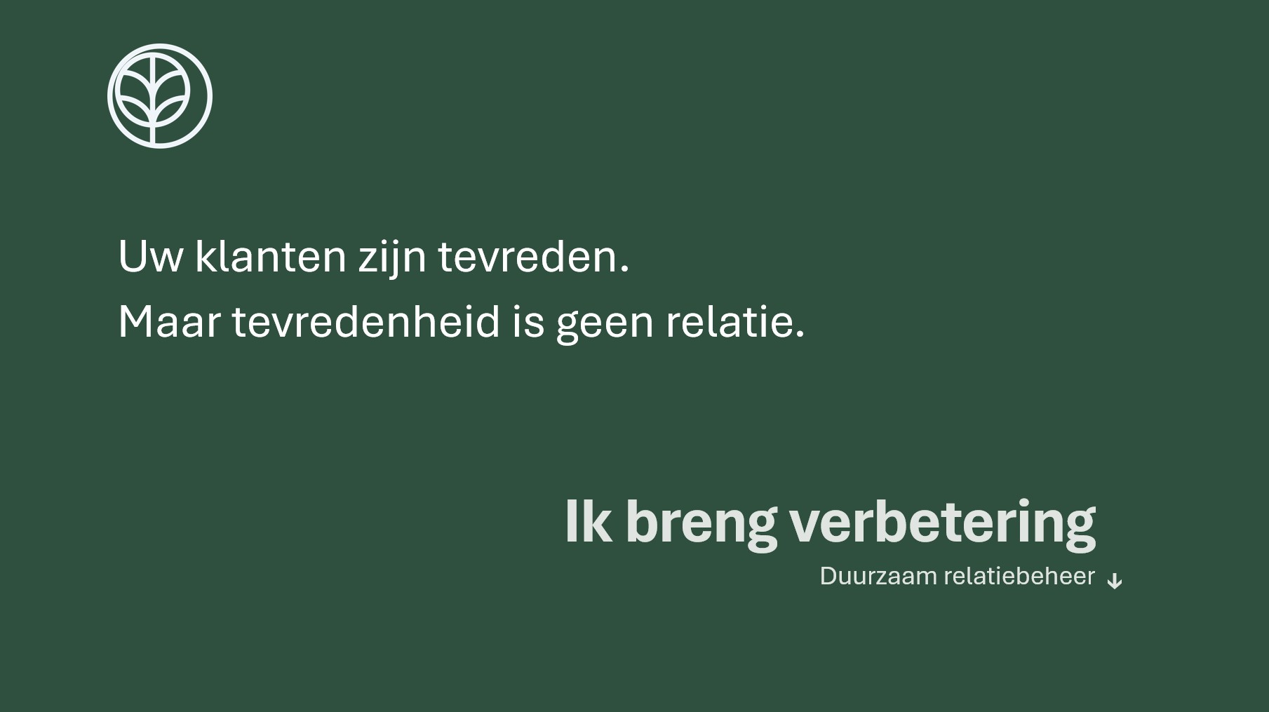 Post #3 | Relatiebeheer